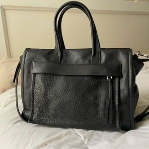 Coach Riley Carryall | Black Bleecker Leather